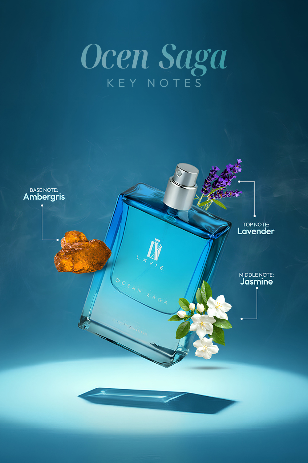 Ocean Saga – Fresh Aquatic Perfume for Men (50ml)