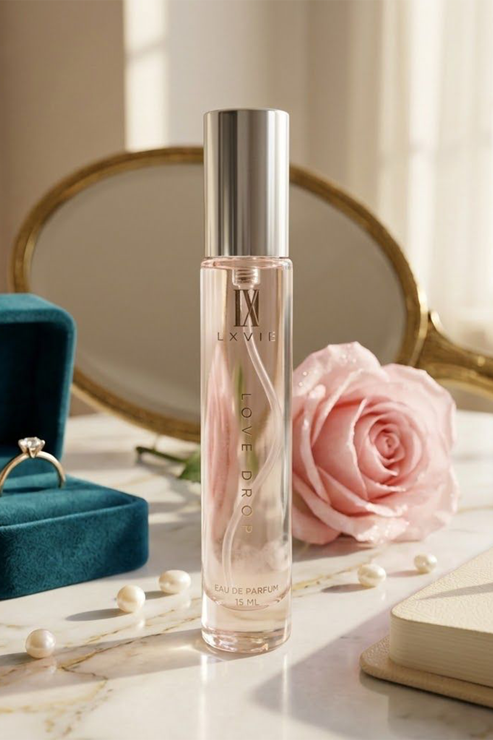 Love Drop Mini – Floral Vanilla Travel Perfume for Women (15ml)