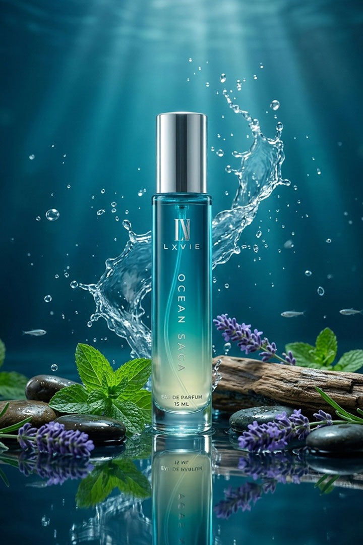Ocean Saga Mini – Fresh Aquatic Travel Perfume (15ml)